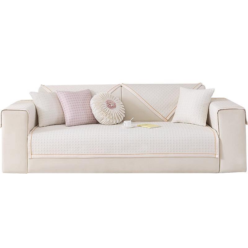Summer And Summer Qiandongge Cool Doudou Sofa Cushion All-Inclusive Sofa Cover Cool Cover Cloth Non-Slip Sofa Seat Cushion