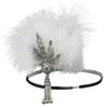 Hairband Headpiece Feather Flapper Headdress Costume Party For Women Headpiece