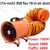 Portable Axial Exhaust Fan Blower 220V Industrial Ventilation Equipment for Tunnel Painting