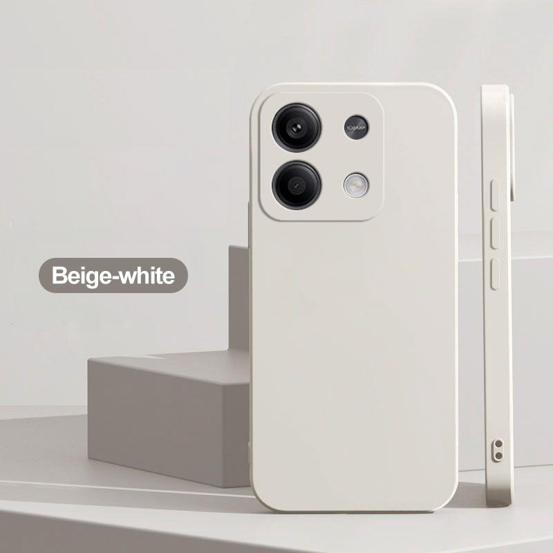 Capas de Telefone Quadradas de Silicone Líquido Para Xiaomi Redmi Note 13 14 Pro 5G Capa Traseira à Prova de Choque