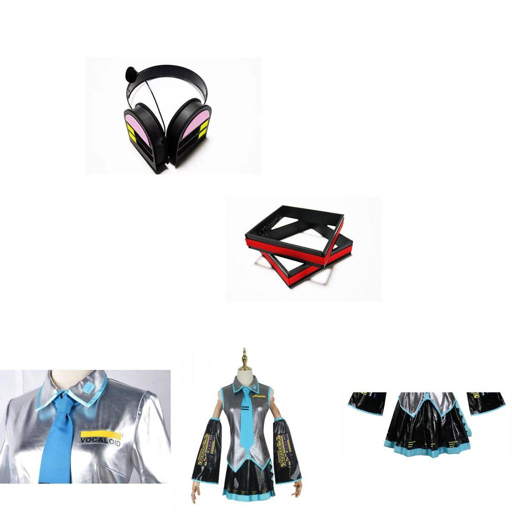 Täiuslik Hatune Miku Vocaloid Cosplay PU Kleit Erilisteks Sündmusteks