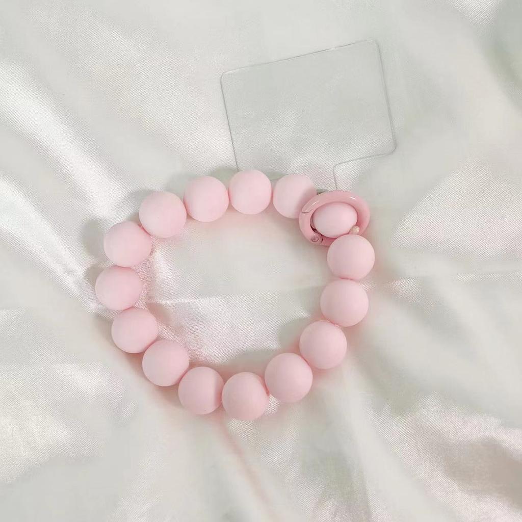 Mobile Phone Chain, Matte Bead Bracelet, Fresh Bracelet, Universal Mobile Phone Case, Wrist Strap, Pendant.