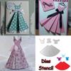 Dress Cutting Dies Stencil Scrapbook Paper Cards Embossing Die Cutter Craft DIY