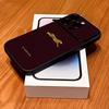 Fashion Leopard Print Burgundy Phone Case For iPhone 17 16 11 13 12 14 15 Pro Max XS X XR Plus 16 17 Pro Air Shockproof Cover