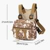 Outdoor Cycling Chest Bag Large Capacity Trendy Functional Backpack Multi Pocket Oxford Cloth Shoulder Bag Work Backpack