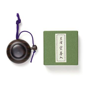 Ebony Lacquered Incense Holder by Shoyeido