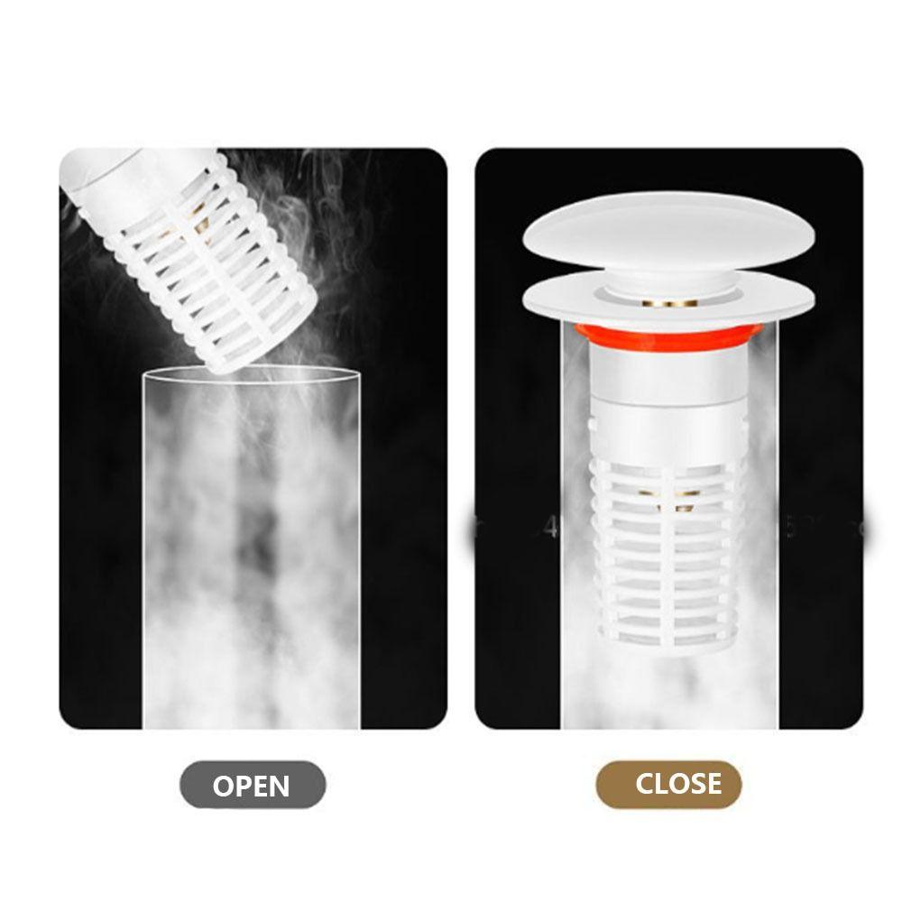 Rapid Drainage Pop-Up Bounce Core No Overflow Sink Drain Plug Wash Basin Drain Filter Shower
