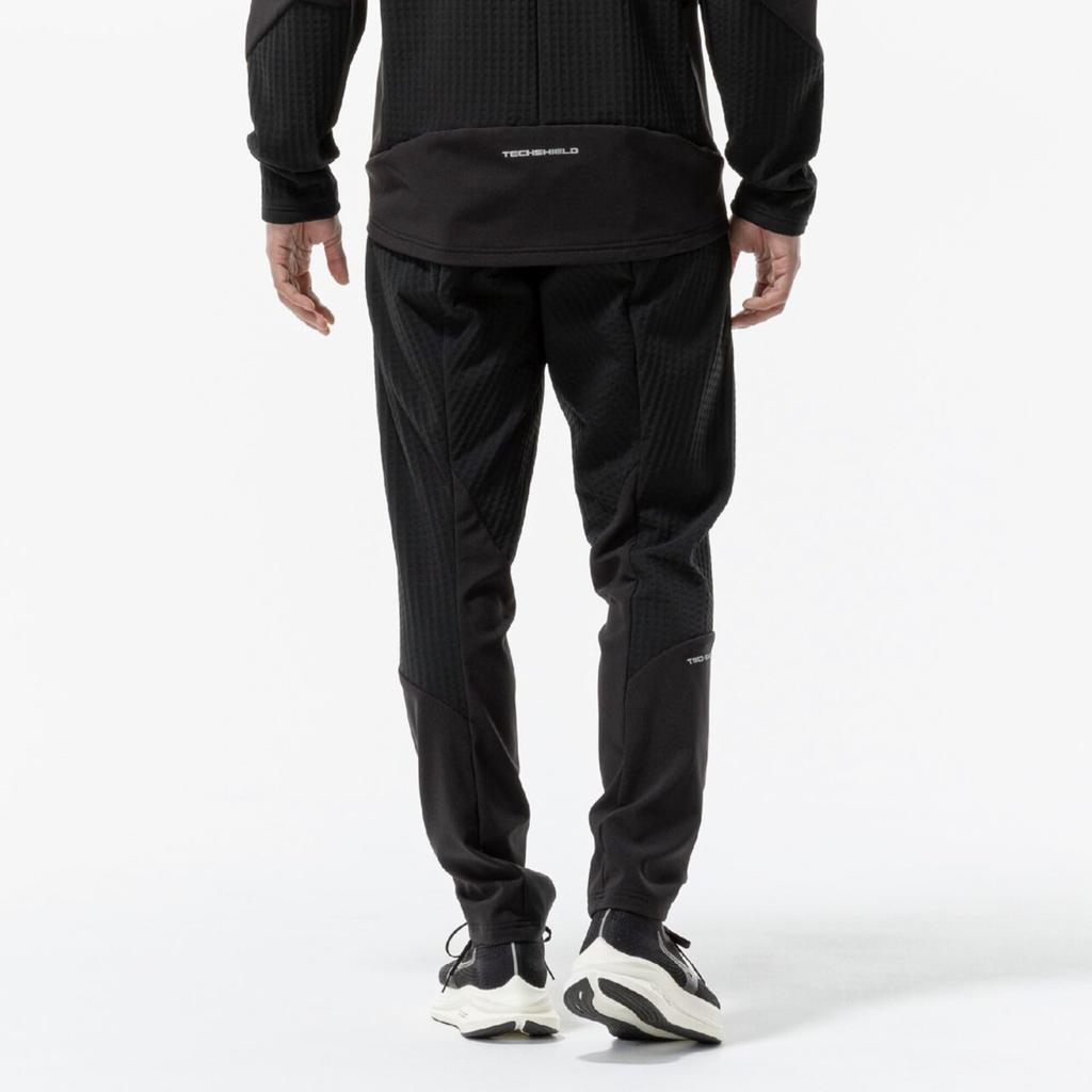 Mizuno Tech Shield Hybrid Windproof and 32MDC530 Pants, Stretch, Men's Black,