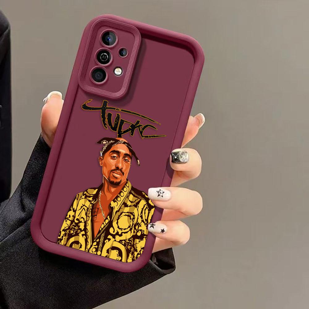 Hip Hop Tupac Shakur 2pac Cover Phone Case For Redmi NOTE 13 14 8 9 9S 10 10S 11 11S 11T 12 PRO PLUS TPU Case DIY Shell Funda