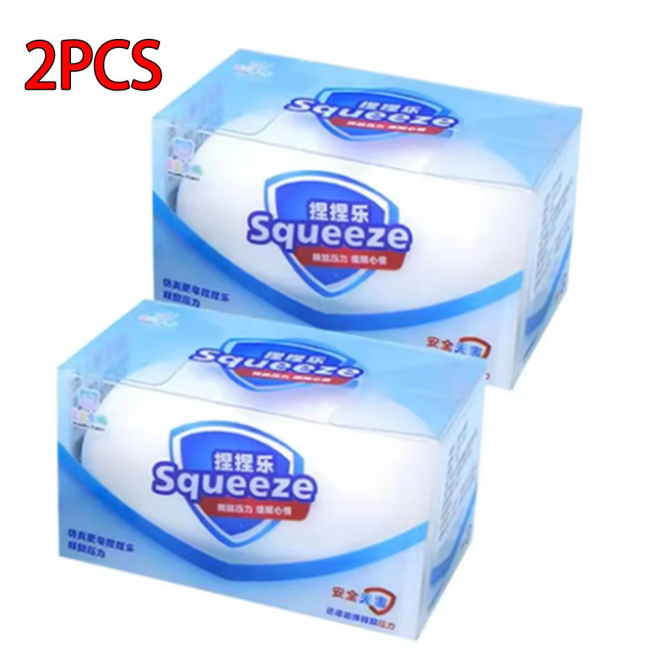 Heet Kleurrijke Bubble Dumpling Knijp met Stoomer Zachte Deegbal Decompressie Fidget Speelgoed Grappig Creatief Broodje Cadeau
