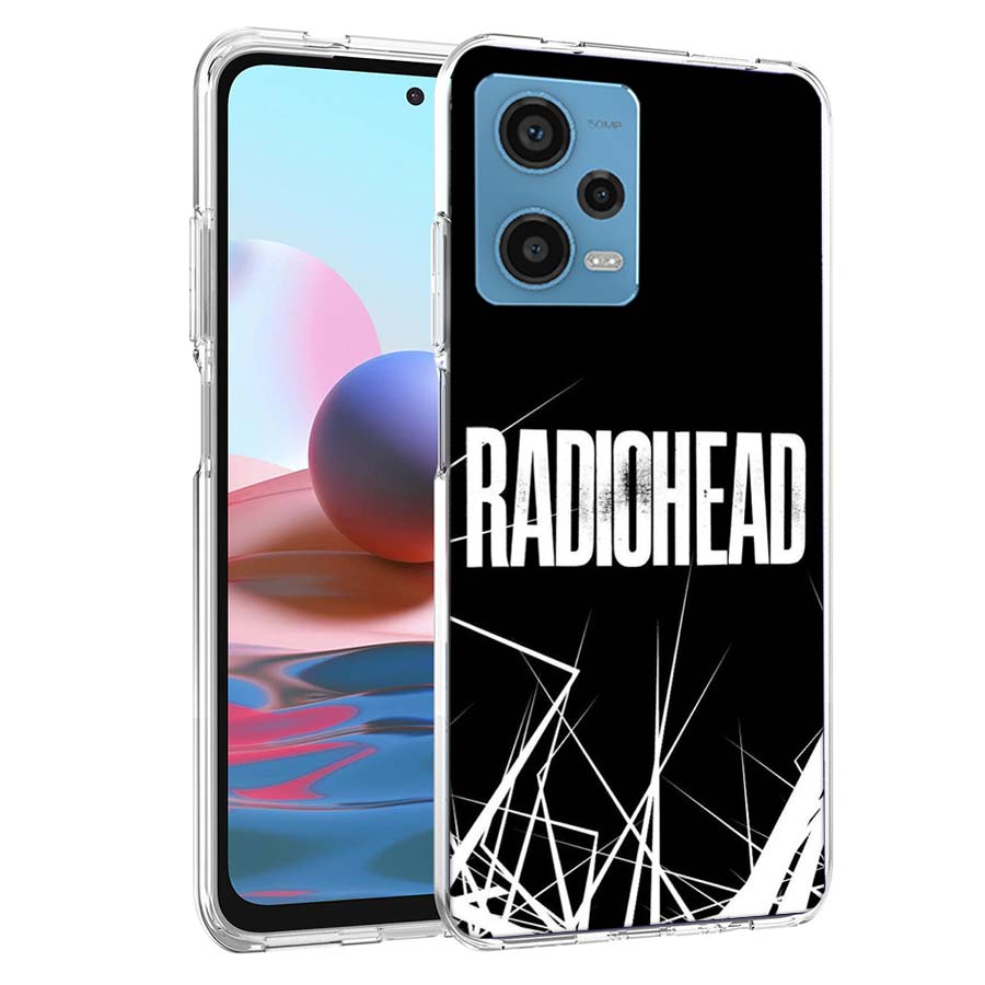 Bnad R-Radiohead Phone Case For Redmi Note 13 12 14 15 Pro Plus 13R 11 11T 11E 11S 10 Pro 10S 9 9S Cover Cell Clear TPU Capa Cas
