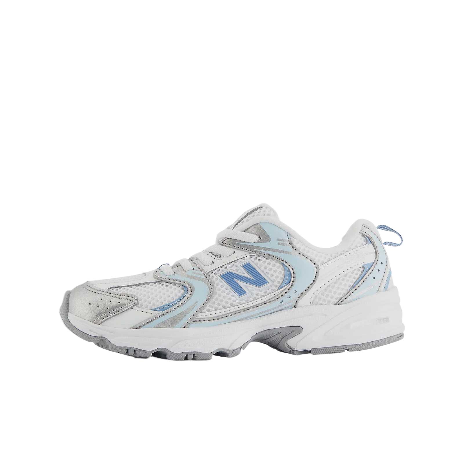 

New Balance NB 530 Bungee Classic Fashion Универсальные Изысканные Детские Кроссовки для Бега Детские Кроссовки для Бега Белые Синие PZ530ED 28.5