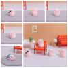 Miniatures Animal Cartoon Piggy Car Ornaments Cartoon Pink Pig Resin Ornaments  Ornaments Gift