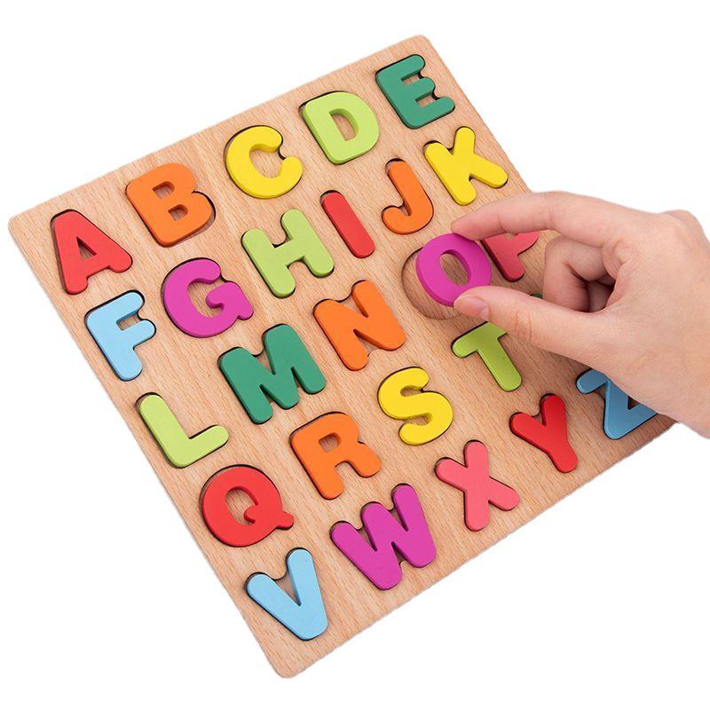 Children's Alphabet Puzzle: Digital Jigsaw Blocks for Toddler Learning, Matching, and Education