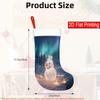 Christmas Decoration Fireplace Hanging Stocking () 1pc, Christmas Snowman (2) - Pattern Christmas Gift Socks, Christmas