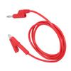   Clip Test  s Banana Plug Wire Cable Flexible for Electrical Testing J.70035‑1 4mm