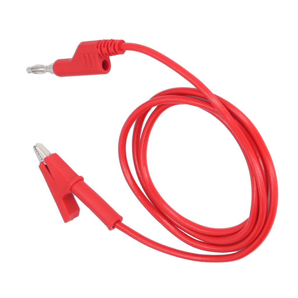   Clip Test  s Banana Plug Wire Cable Flexible for Electrical Testing J.70035‑1 4mm
