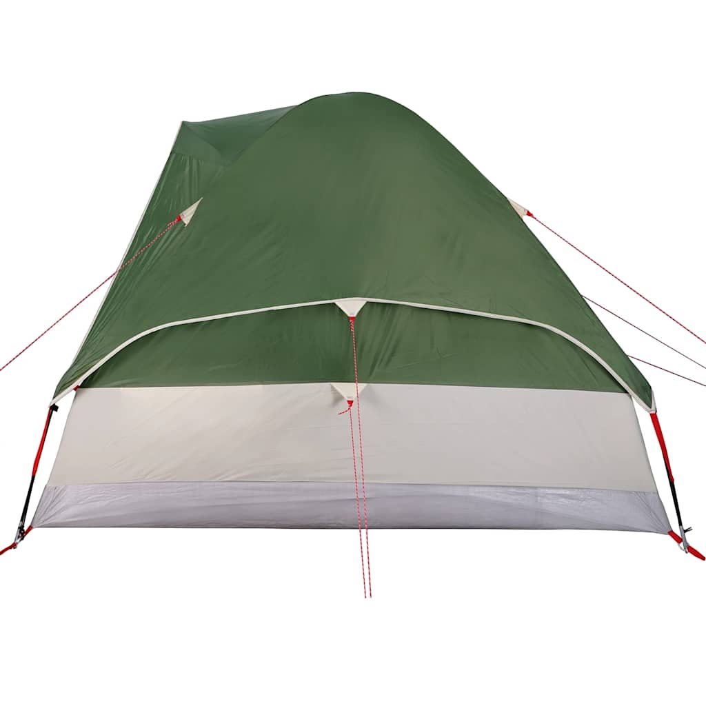 Dome Camping Tent for 2 Persons Green Waterproof