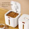 Large Pet Food Storage Bin: Moisture-Proof, Sealed Container for Cat & Dog Food