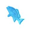 Soft Silicone Mold for DIY Craft Wall Hanging Decorations Embossed Fish Shaped Design Crystal Epoxy Resin Casting Mould