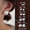 Shi Jia Mantou Lux Pearl Earrings 925 Silver Studs for Women 2024