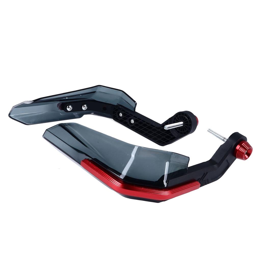 2 STÜCKE Motorrad Handschutz Winddicht Kollisionsschutz Universelle Passform Lenker Handschutz Rot