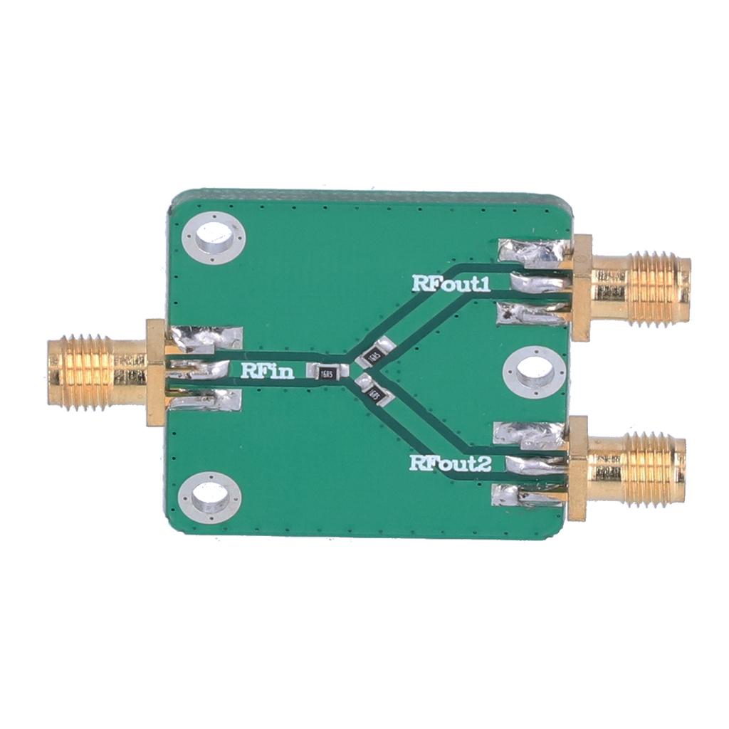 Resistance Power Splitter Module Durable DC‑5G 6dB 1 To 2 RF Microwave Distributor Divider for Radio