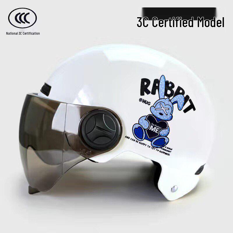 3C Certified All-Season Unisex Electric Scooter & Motorcycle Helmet with Sun Protection