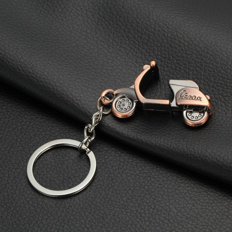 Yeni Yaratıcı Motosiklet Scooter Araba Anahtarlık Kolye Anahtarlık