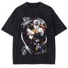 Kanroji Mitsuri Kawaii Graphic T-shirt Anime Demon Slayer Tshirt Men Women Washed T Shirts Harajuku Male Manga Cotton Tops