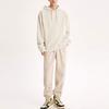 Anta Basketball Series Solid Color Hooded Pullover Fleece Sweatshirt Unisex sweatshirt Cool-Gray 972341702-6