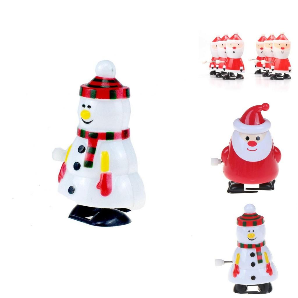 Exquisite Santa Clockwork Wind Up Toys For Kids Christmas Party Bag Stocking Fillers