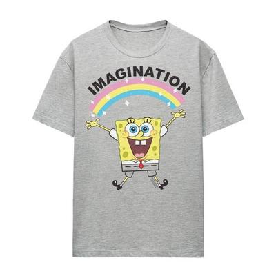 SpongeBob SquarePants Womens/Ladies Imagination 2 Heather T-Shirt