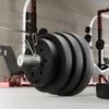 Bituminous Olympic Weight Set 2X10Kg, 51Mm Hole For Rebel Barbells