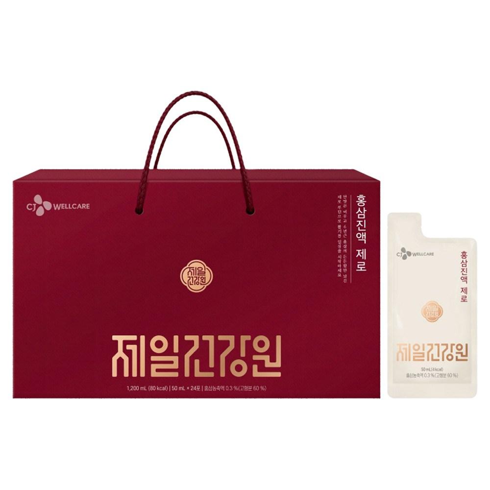 CJ Wellcare Jeil Health One Red Ginseng Extract Zero 24p 1 Pcs 1.2L