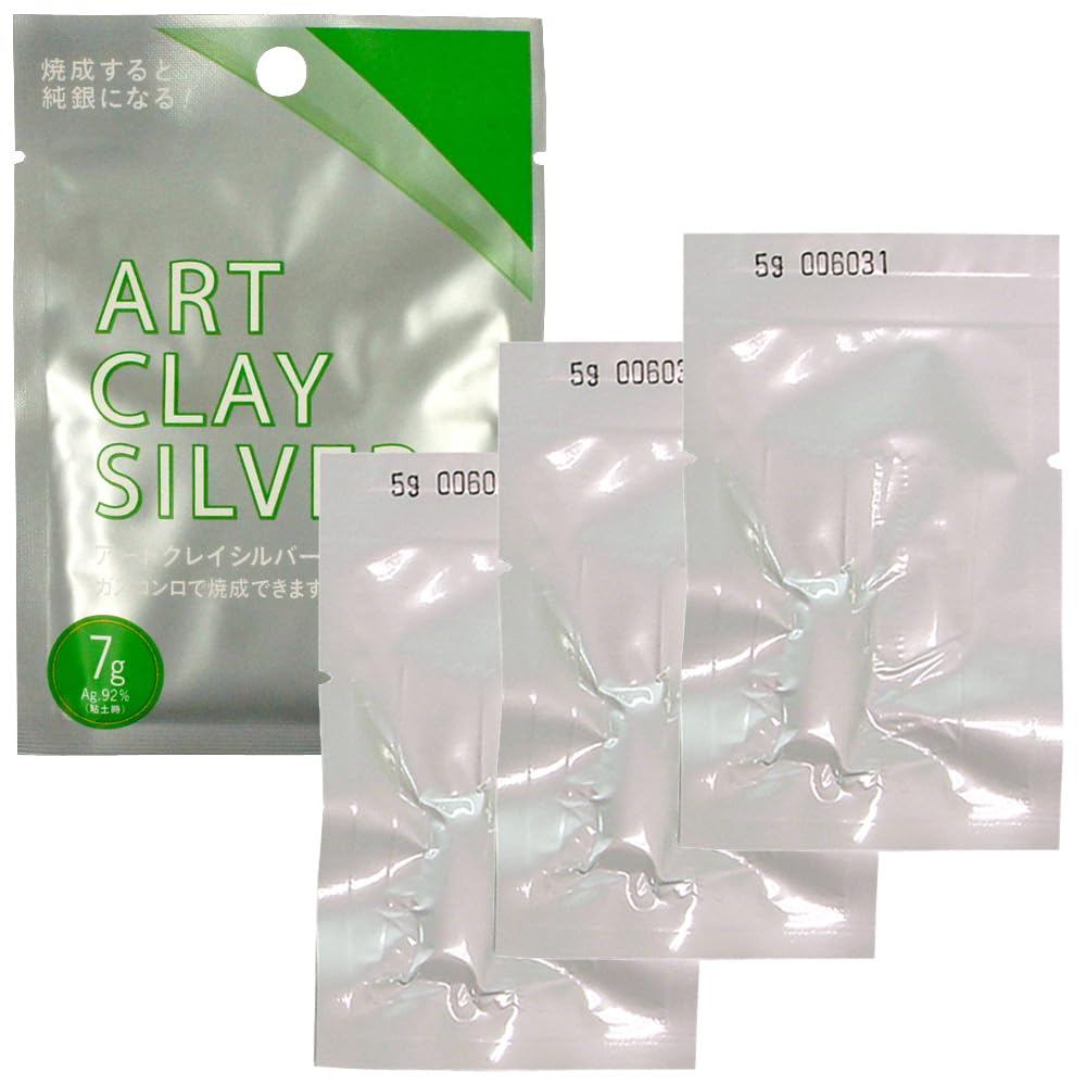 Art Clay Silver 22g Pack, Silver Clay, Pure Silver Clay, Handmade Silver Accessories / Aida Chemical Industry A-0284