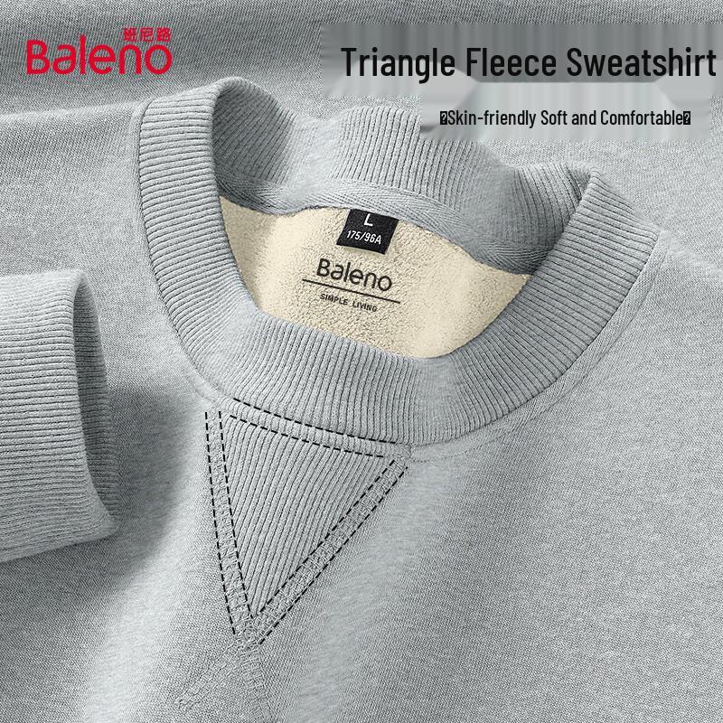 Baleno Men's Versatile Crew Neck Long-Sleeve Top