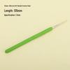 Candy-colored Crochet Hook with Gold-Plated Head - Soft Handle for DIY Sweaters, Shoes, and Hats