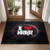 Linkin Park Design Crystal Velvet Rug Soft Decorative Mat for Bedroom Entrance