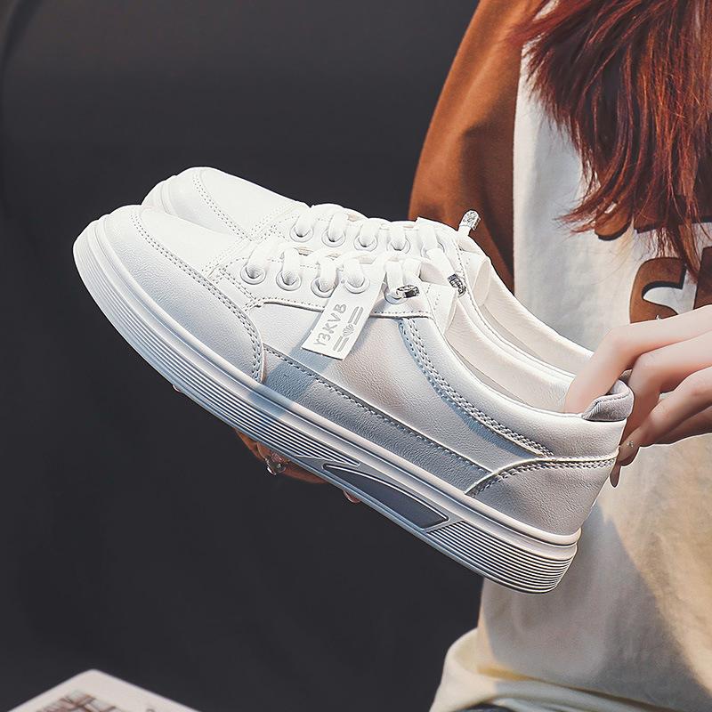 Weiße Schuhe Damen Frühling Sneakers Damenschuhe Student Freizeitschuhe Laufschuhe Flache Pumps