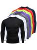 Men's Quick-Dry Long-Sleeve Athletic Base Layer for Basketball, Track, and Running