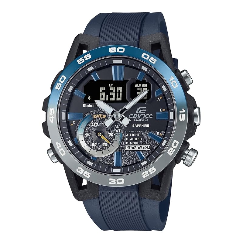 

[Casio] watch edifice []Nighttime Drive Series Equipped with Bluetooth ECB-40YNP-1AJF men s navy