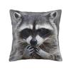 Federa per Cuscino Decorativa Raccoon Moderna Divertente Stampa D Copricuscino per Divano Sedia Poliestere Morbida Federa Dakimakura