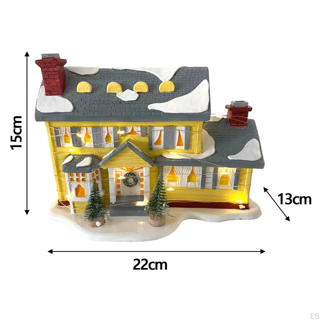 Christmas Glowing Ornament Decoration Girls Boys Statue for Party