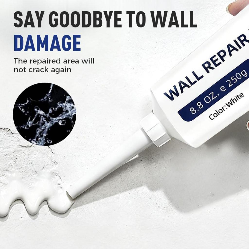 Dry Wall Patch Repair Kit 250g Wall Mending Agent Multi-Functional Quick-Drying Wall Repair Paste Concrete Wall Crack Sealant