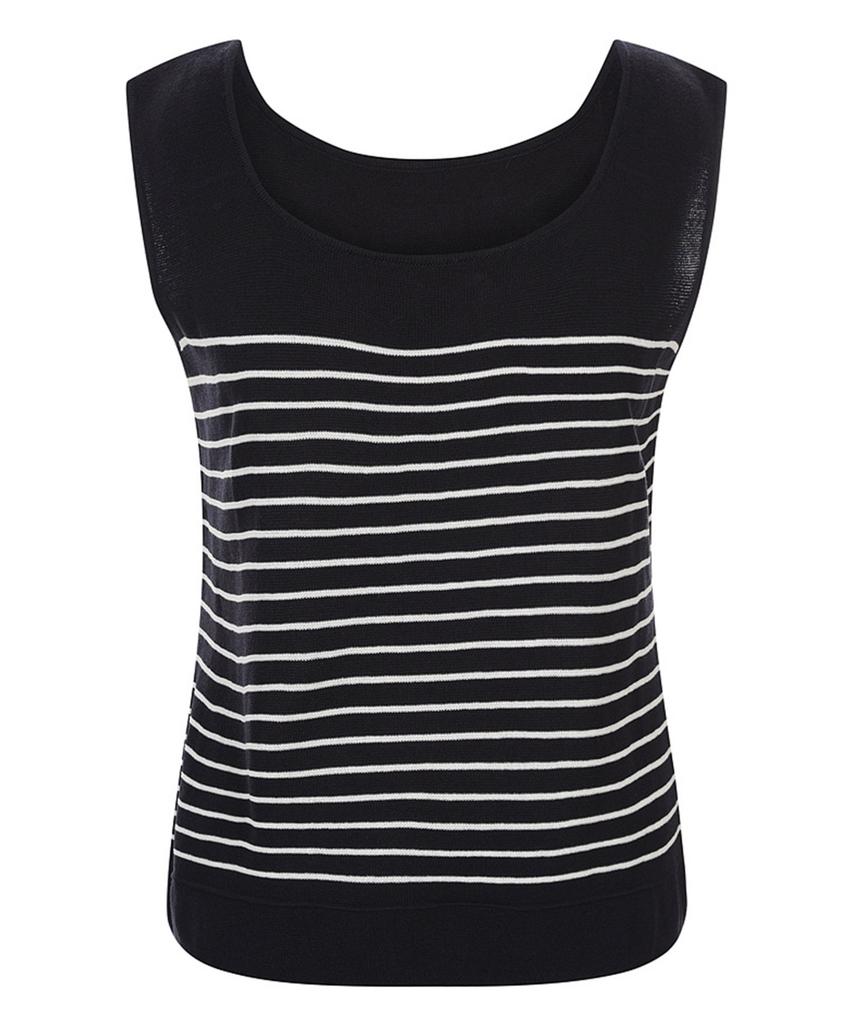 MAREMONTE Striped Sleeveless Knit_M245Mkt28M0
