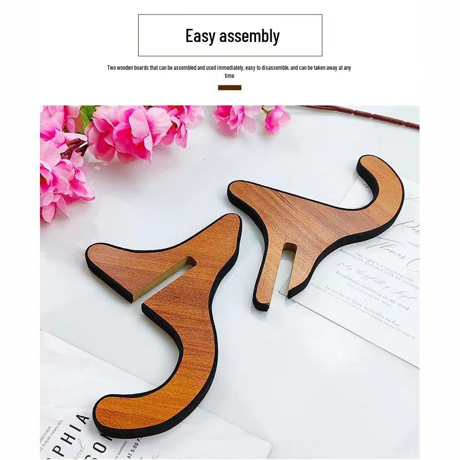 Supporto universale in legno per chitarre, ukulele, bassi, pipa, zhongruan, luiqin e violini.