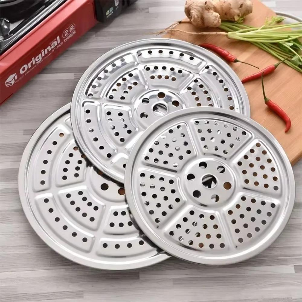 Stainless Steel Boiler Steaming Plate Compartment Cooking Tray Durable Steamed Rice Cooker Rack