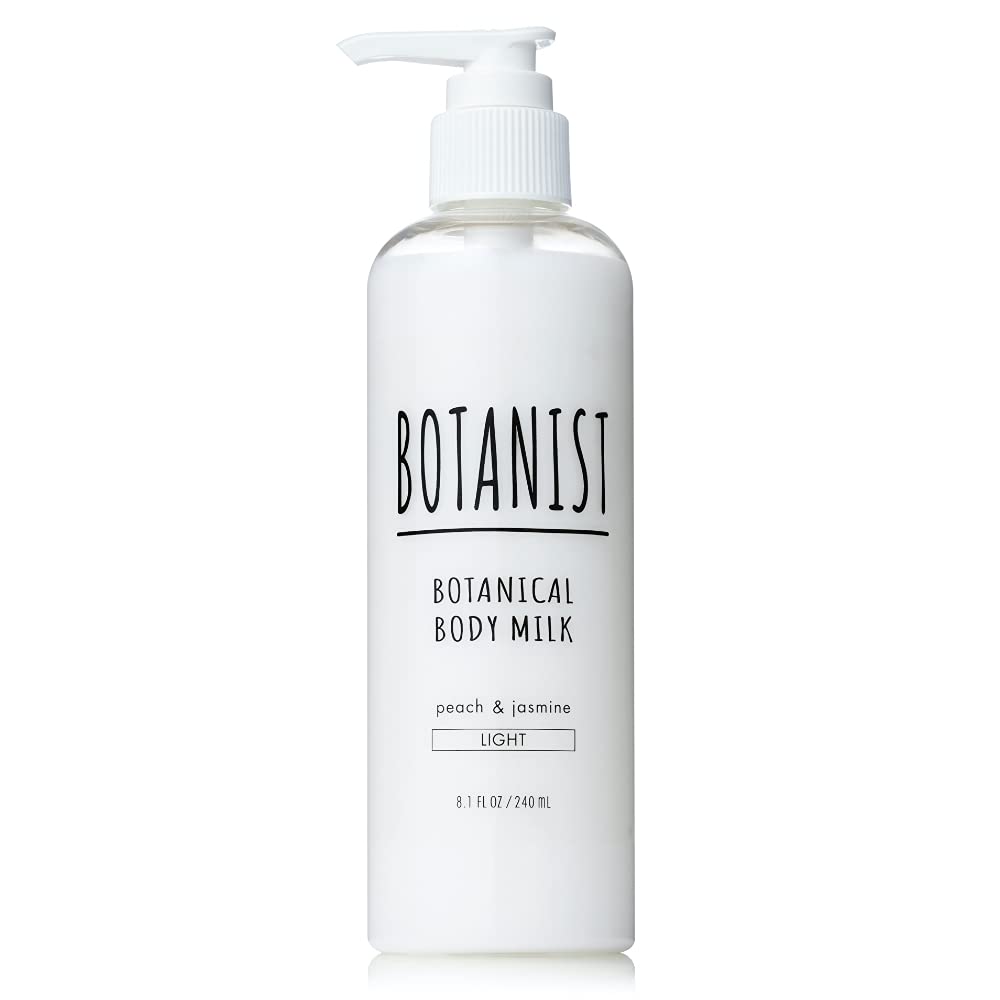 BOTANIST Botanical Body Milk Body Amino Light, 240mL, Plant-Derived Care, Smooth, Moisturizing, Silicone-Free, Acid-Infused