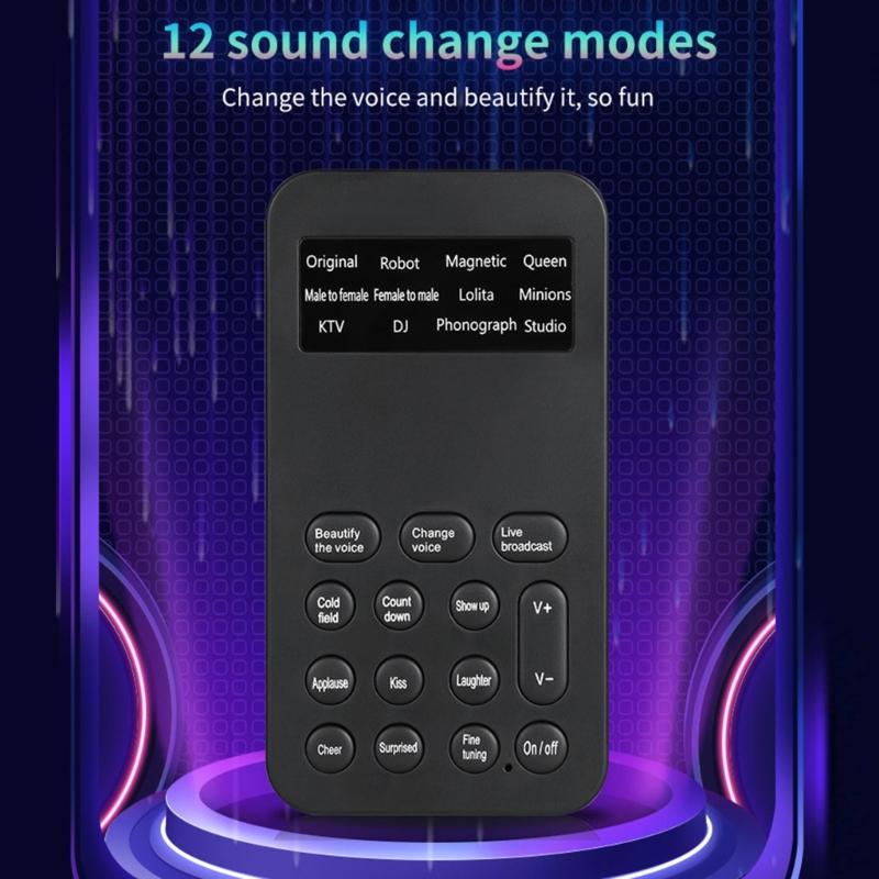 4.1 Channel USB Sound Interfaces For Real Time Voice Modulation In Streaming Podcasts And Online Broadcasting